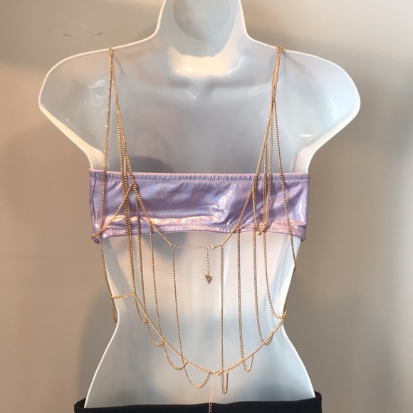 Guess body jewellery. Gold chains with gold ball detail. - Picture 4 of 6